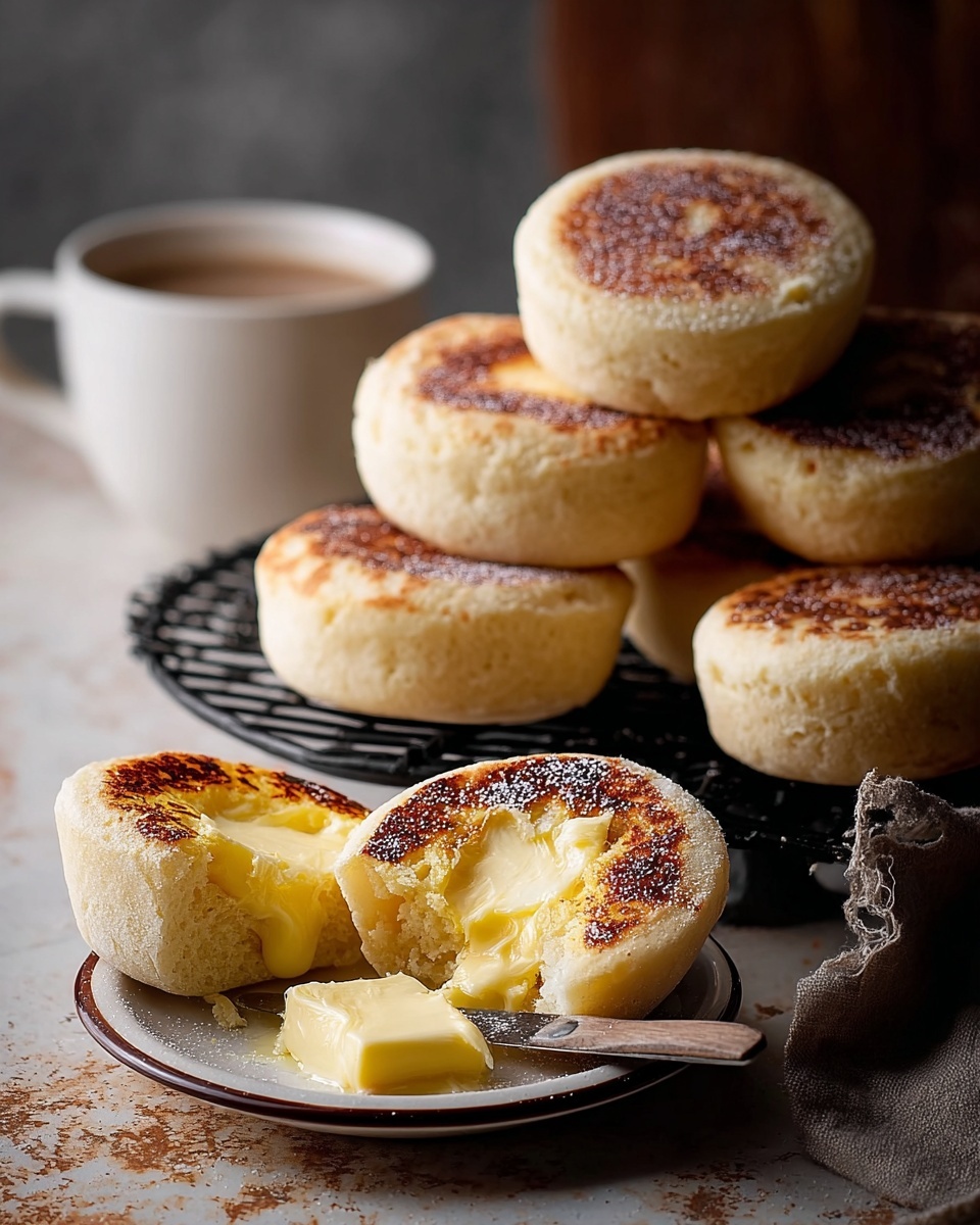 Homemade English Muffins Recipe - Recipe Image