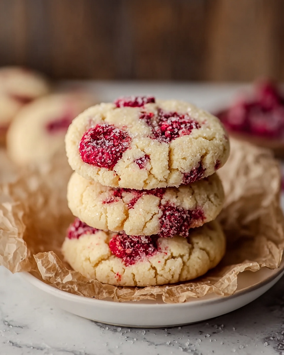 Soft and Chewy Raspberry Sugar Cookies Recipe - Recipe Image