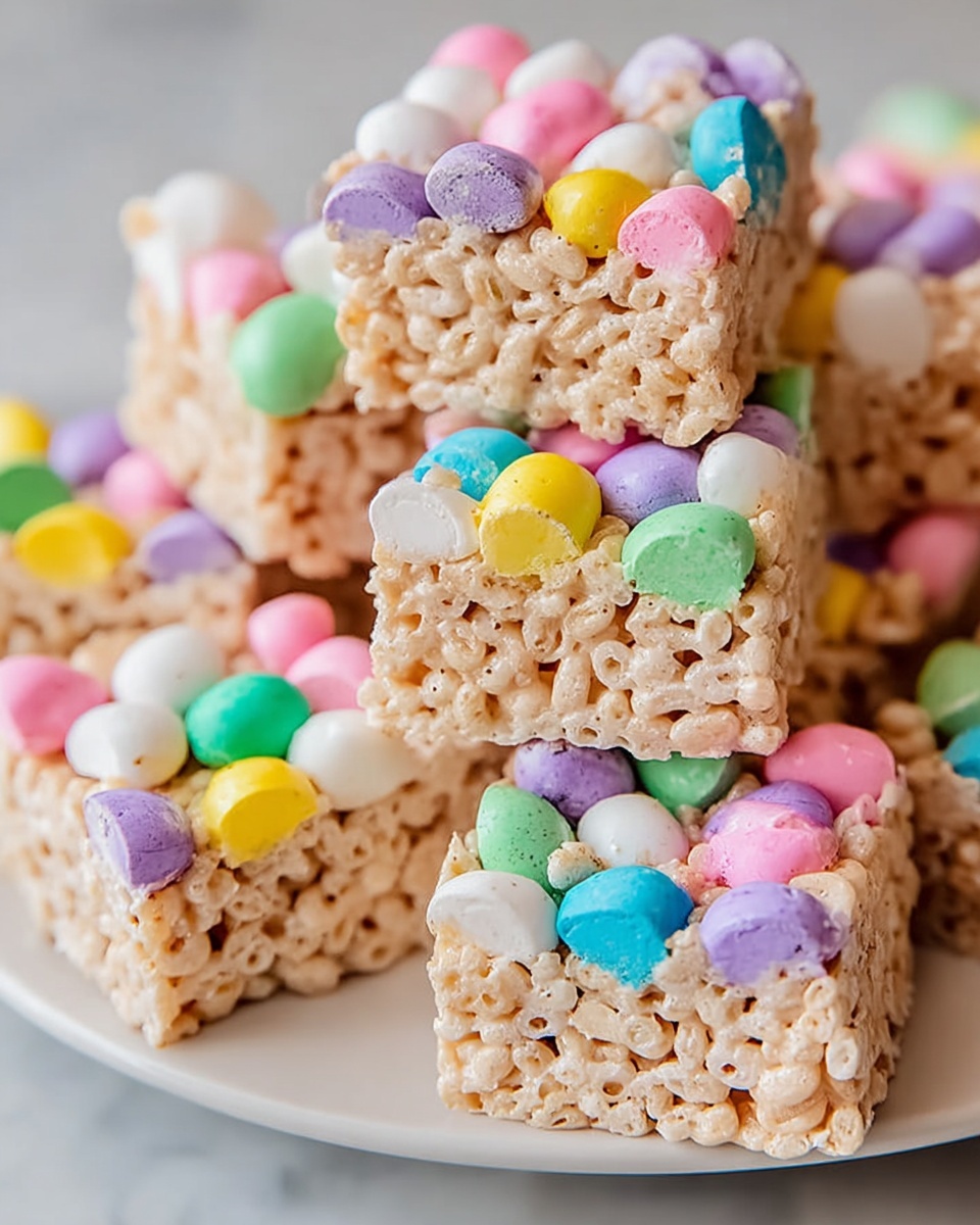 Easter Rice Krispie Bars Recipe - Recipe Image