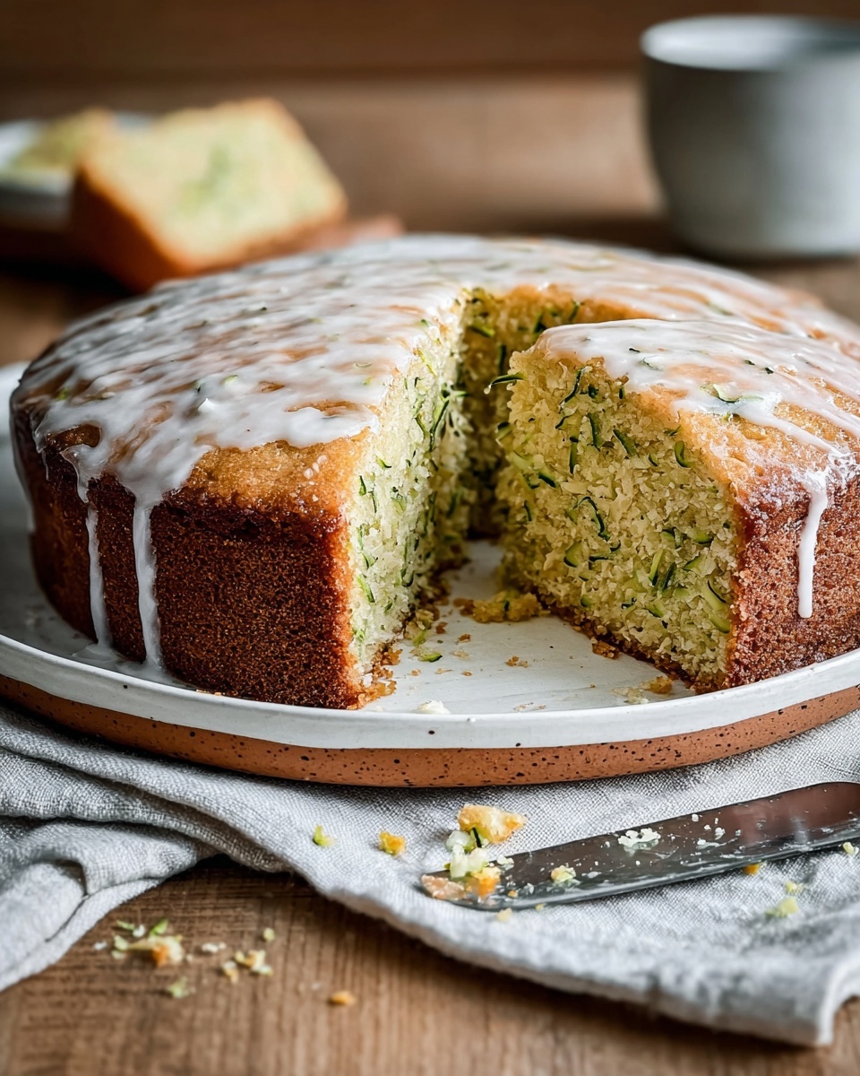 Vegan Courgette Cake Recipe - Recipe Image