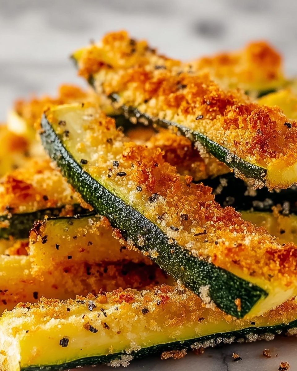 Crispy Air Fryer Parmesan Zucchini Fries Recipe - Recipe Image