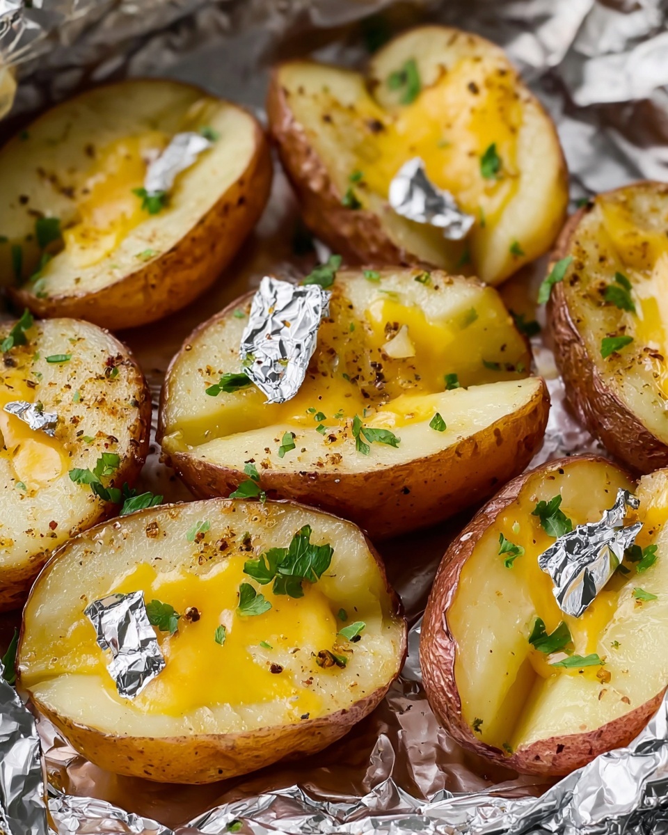 Crock Pot Foil-Wrapped Potatoes Recipe - Recipe Image