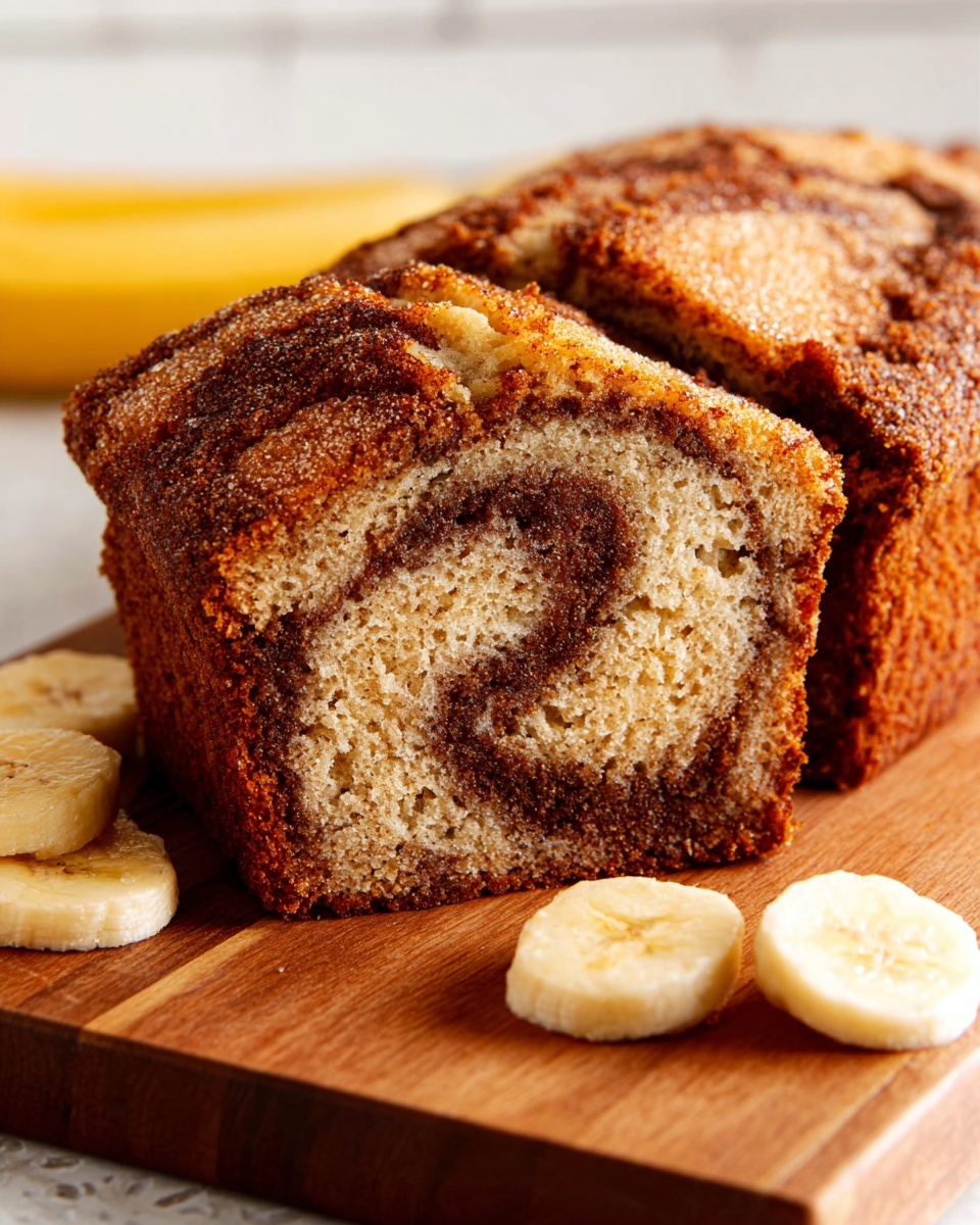 Flourless Cinnamon Swirl Banana Bread Recipe - Recipe Image