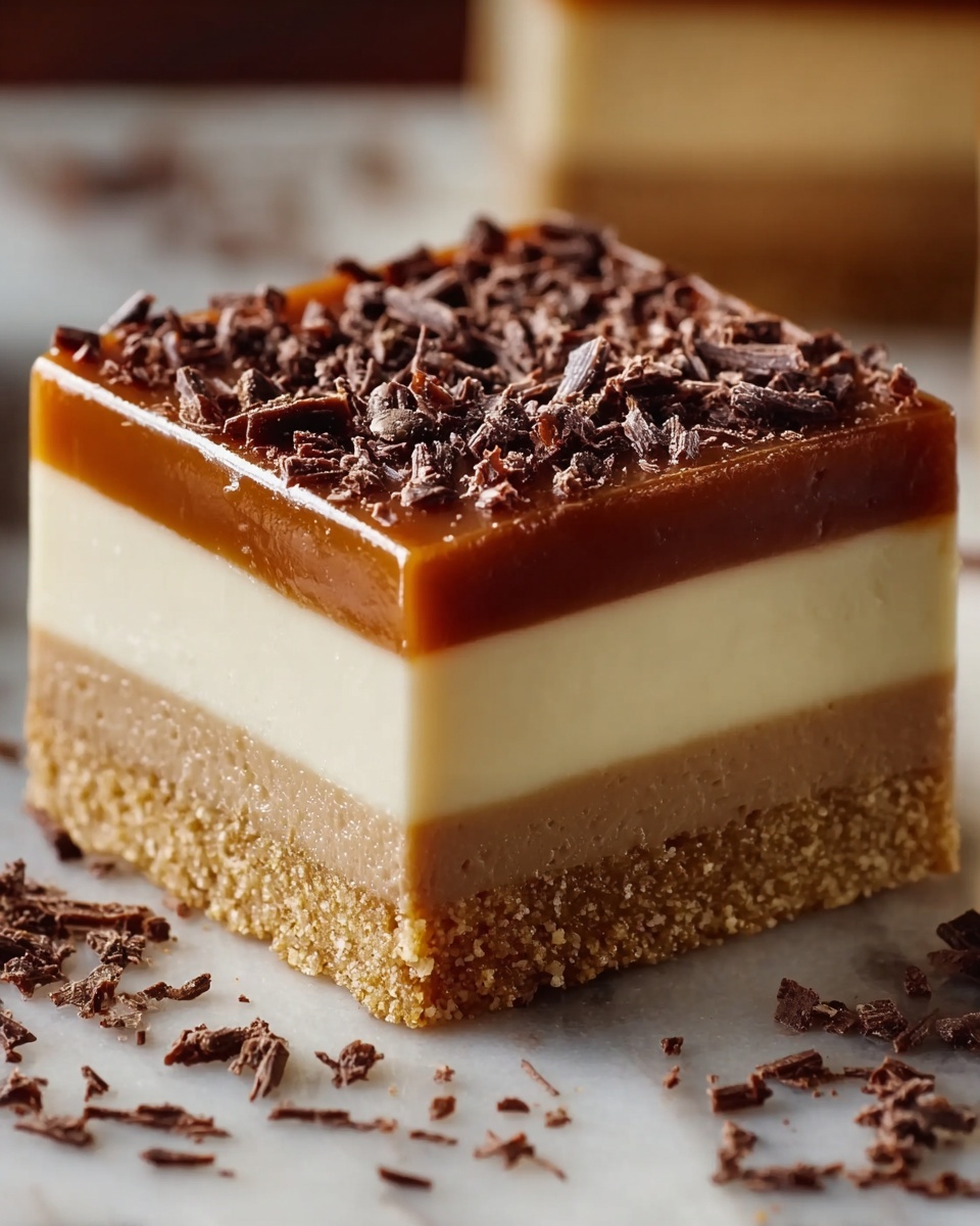 No-Bake Earl Grey Infused Creamy Chocolate Slice Recipe - Recipe Image