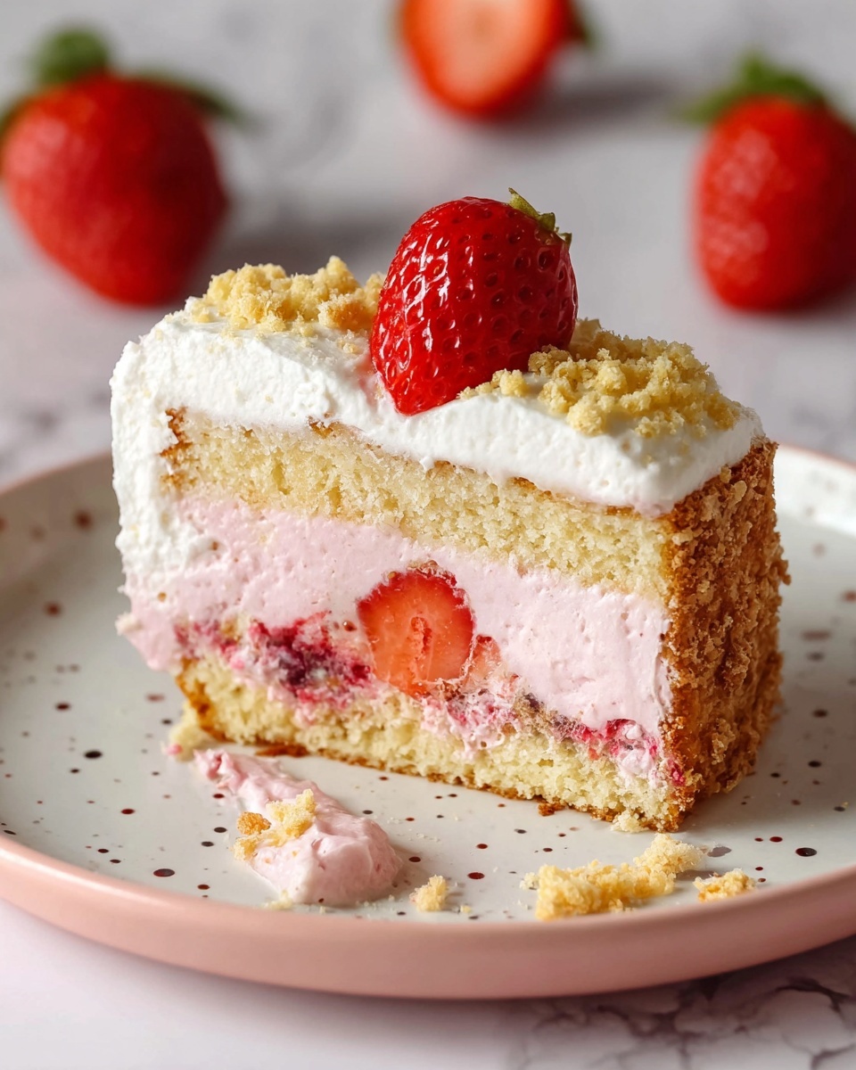 Strawberry Shortcake Swiss Roll Recipe - Recipe Image