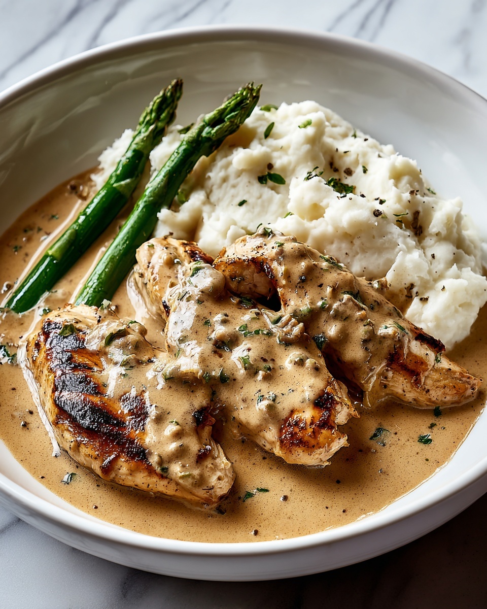 Creamy Garlic Chicken Recipe - Recipe Image
