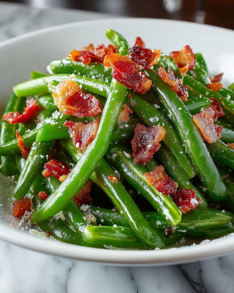 Crack Green Beans with Bacon and Brown Sugar Glaze Recipe