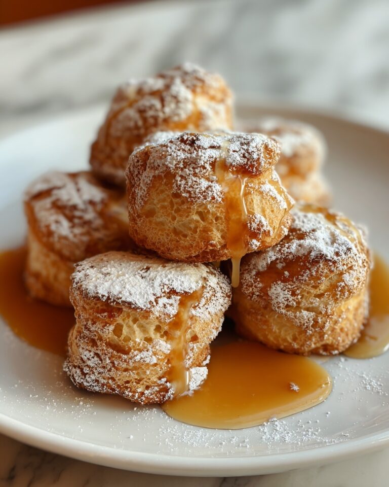 Peach Cobbler French Toast Bites Recipe