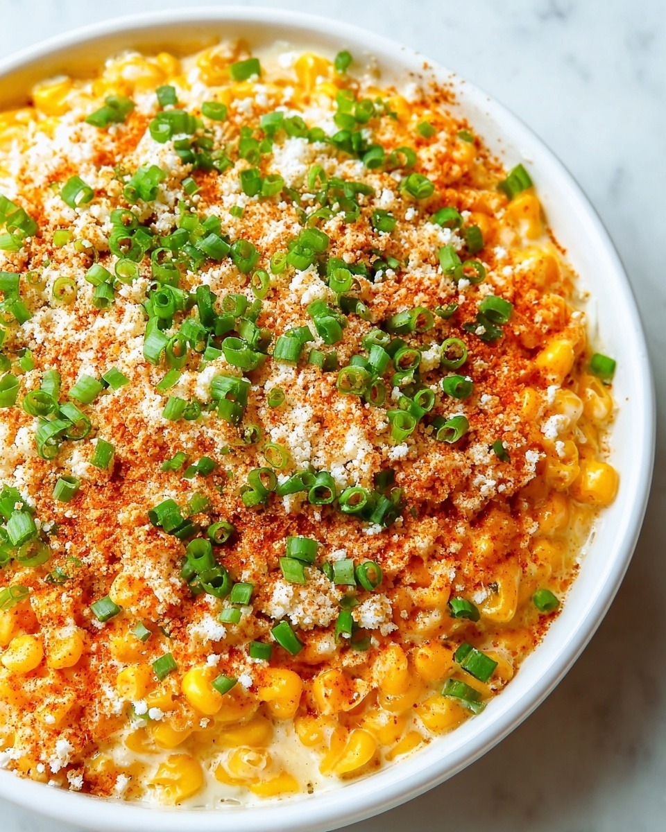 Homemade Parmesan Creamed Corn Recipe - Recipe Image
