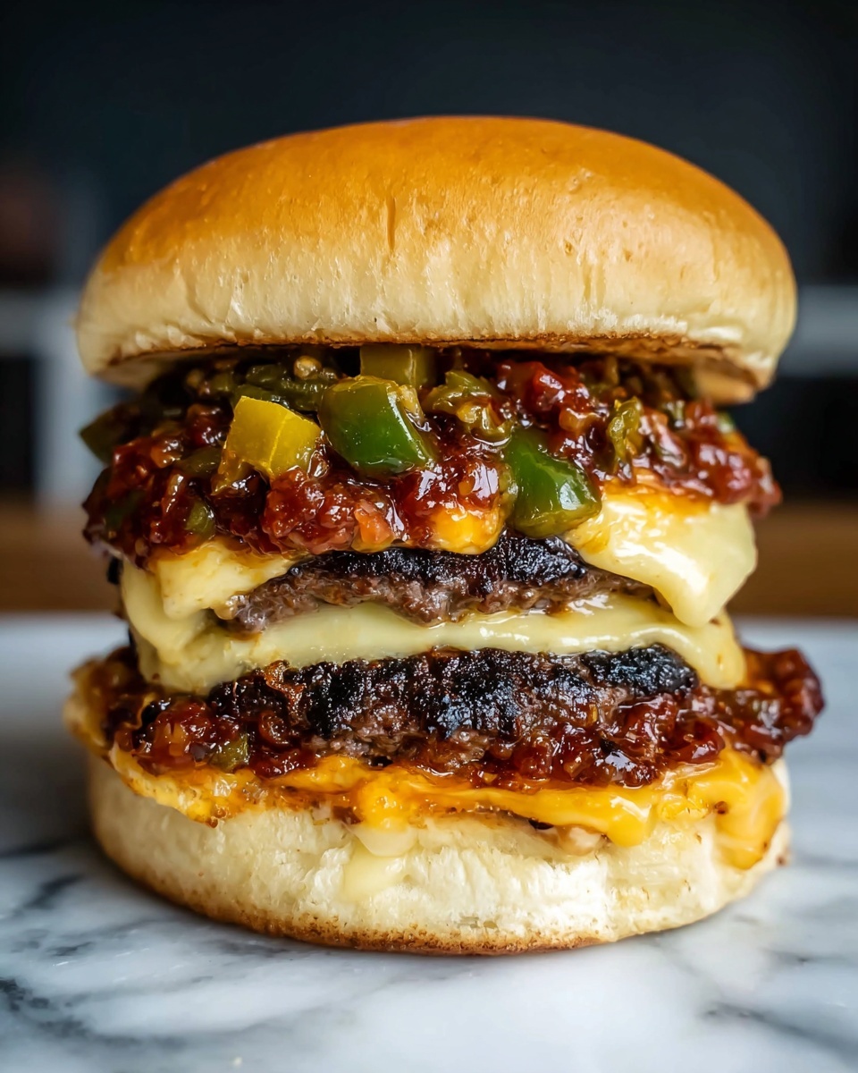 Perfect Homemade Chilli Cheeseburger Recipe - Recipe Image