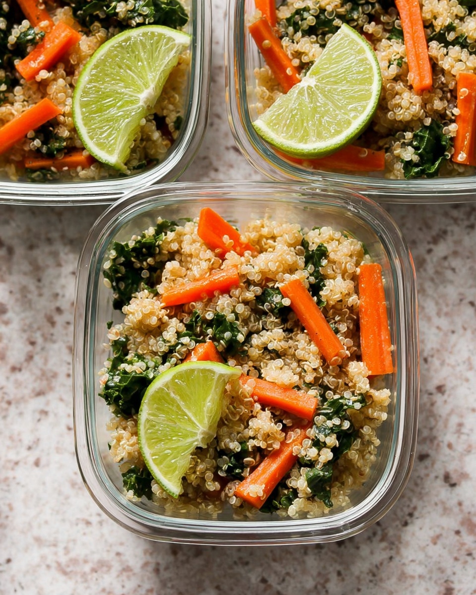 Spinach and Quinoa Vegan Meal Prep Bowls Recipe - Recipe Image