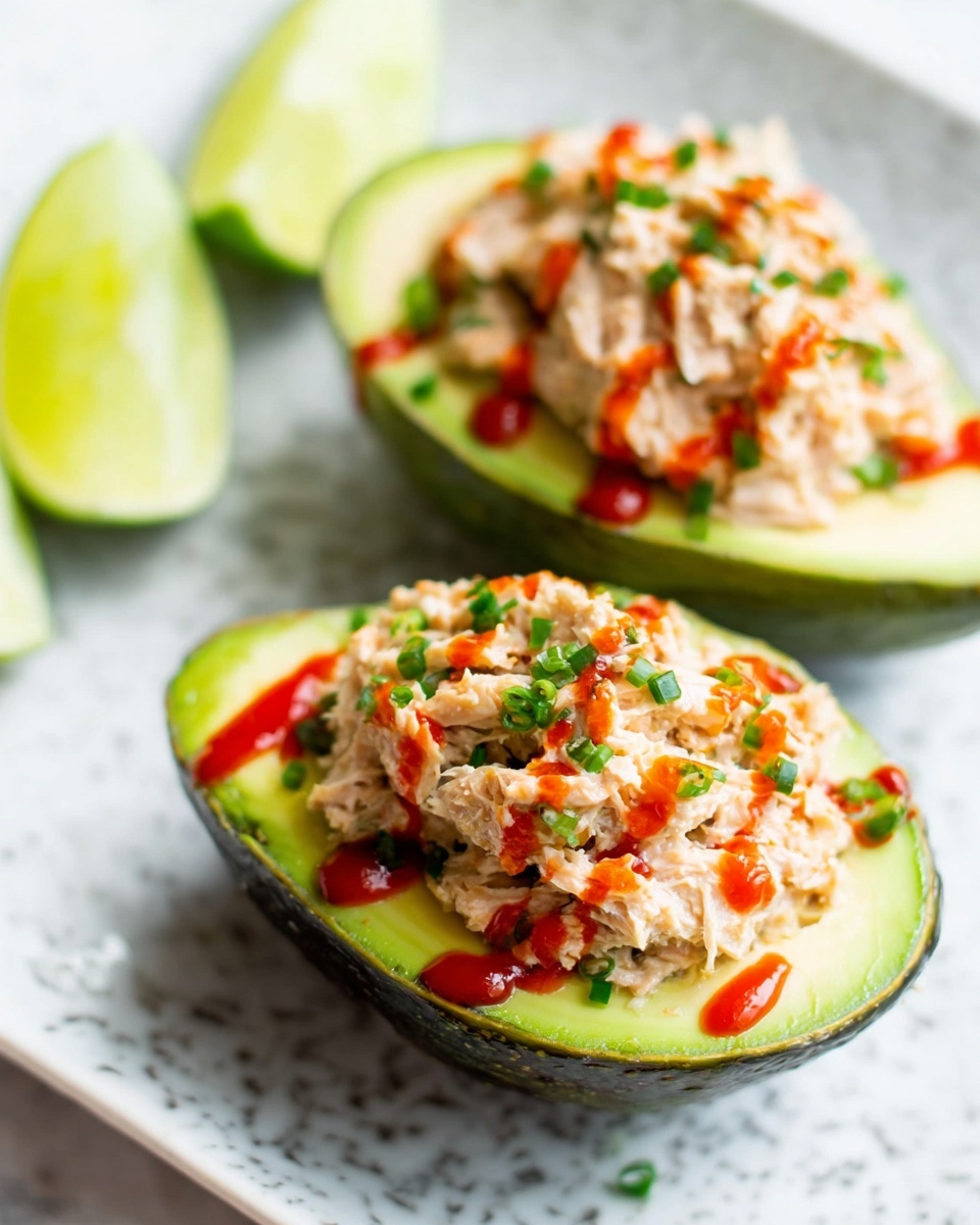 Spicy Tuna Stuffed Avocado Recipe - Recipe Image