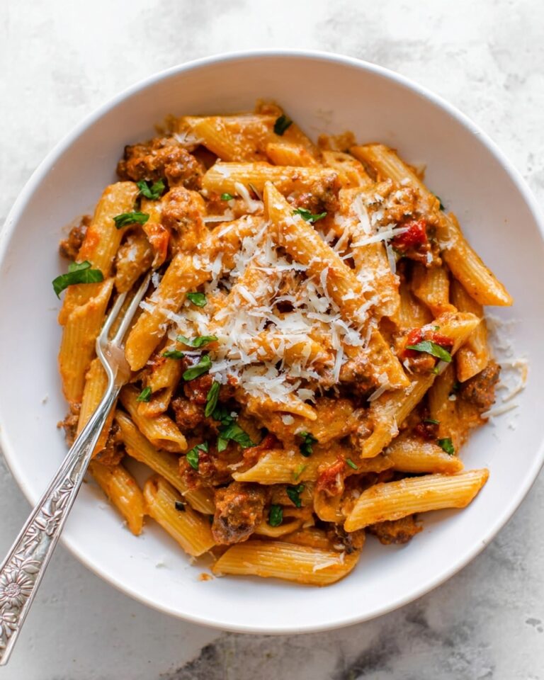 Spicy Italian Sausage Penne Pasta Recipe