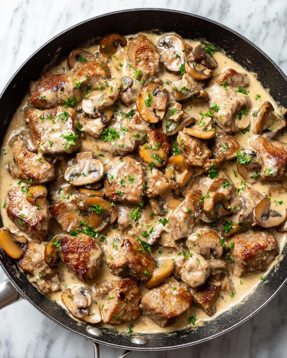 Creamy Balsamic Pork Tenderloin Recipe - Recipe Image