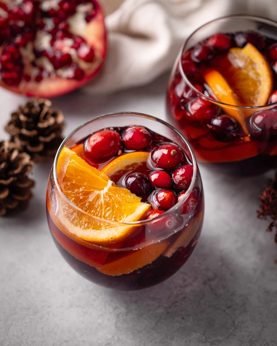 Pomegranate and Persimmon Winter Sangria Recipe - Recipe Image