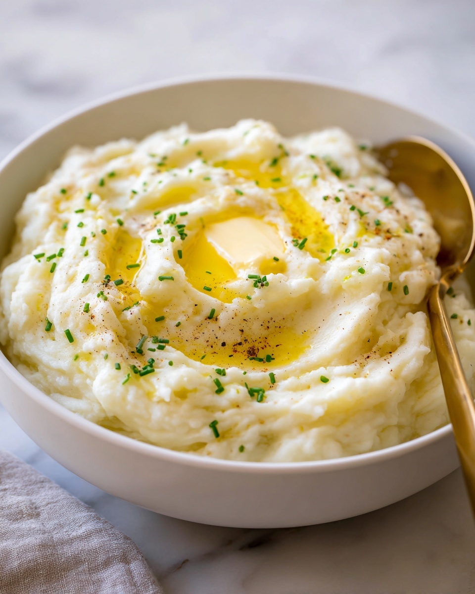 Easy Garlic Mashed Potatoes Recipe - Recipe Image