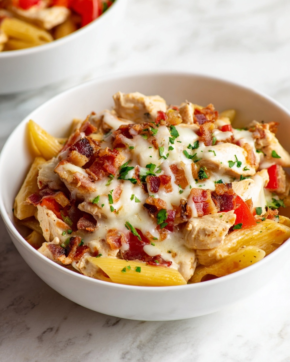 BBQ Chicken Pasta Recipe - Recipe Image