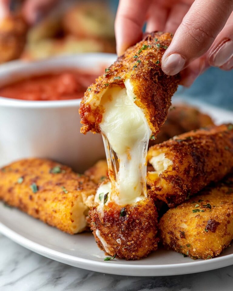 Crispy Homemade Mozzarella Cheese Sticks Recipe