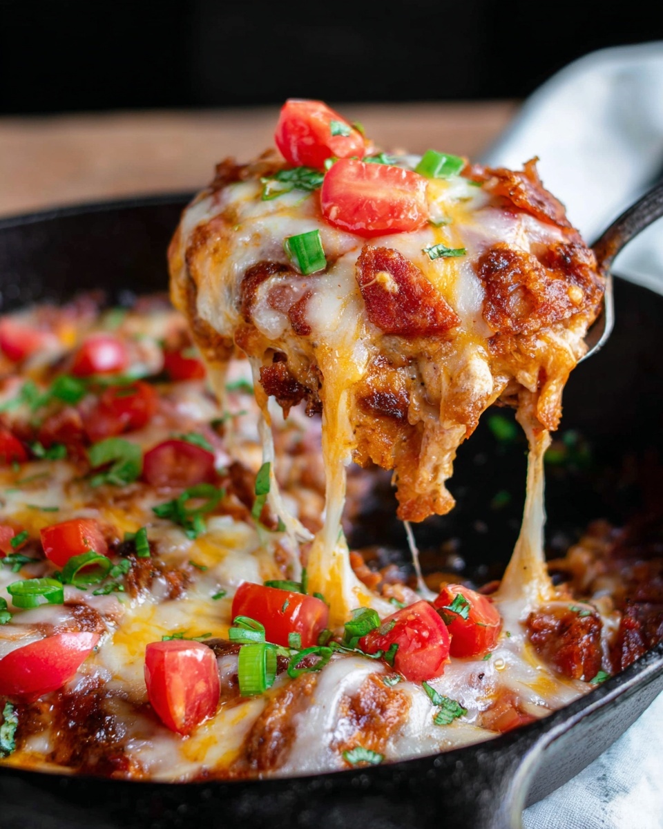 Monterey Chicken Skillet with Bacon, Cheese, and BBQ Sauce Recipe - Recipe Image