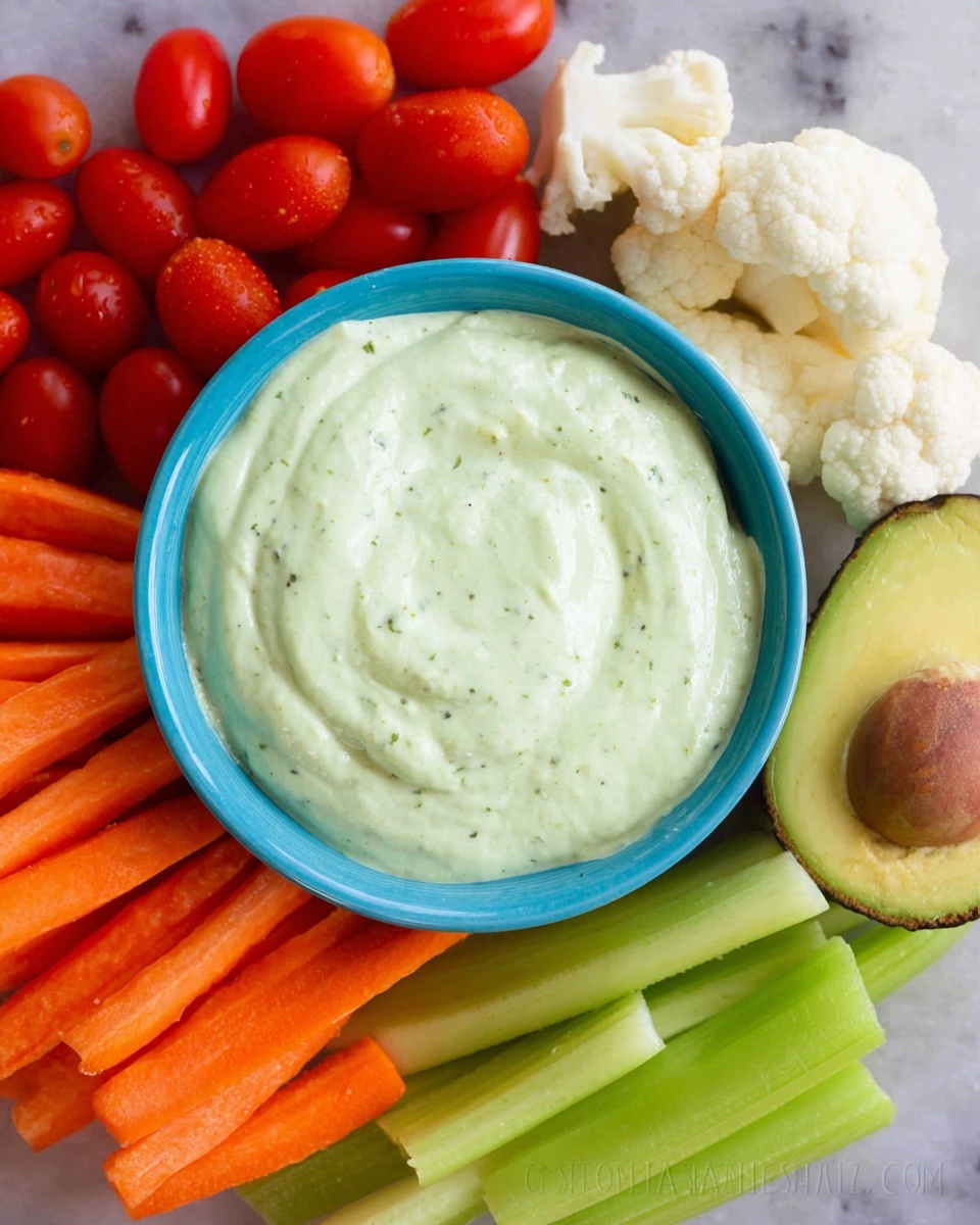 Avocado Ranch Dressing and Dip Recipe - Recipe Image