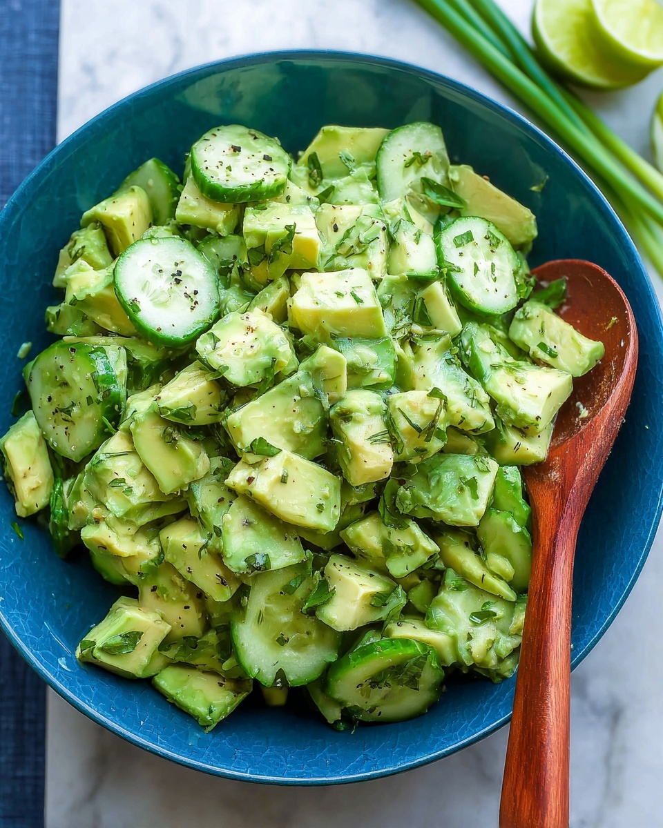 Avocado Cucumber Salad Recipe - Recipe Image