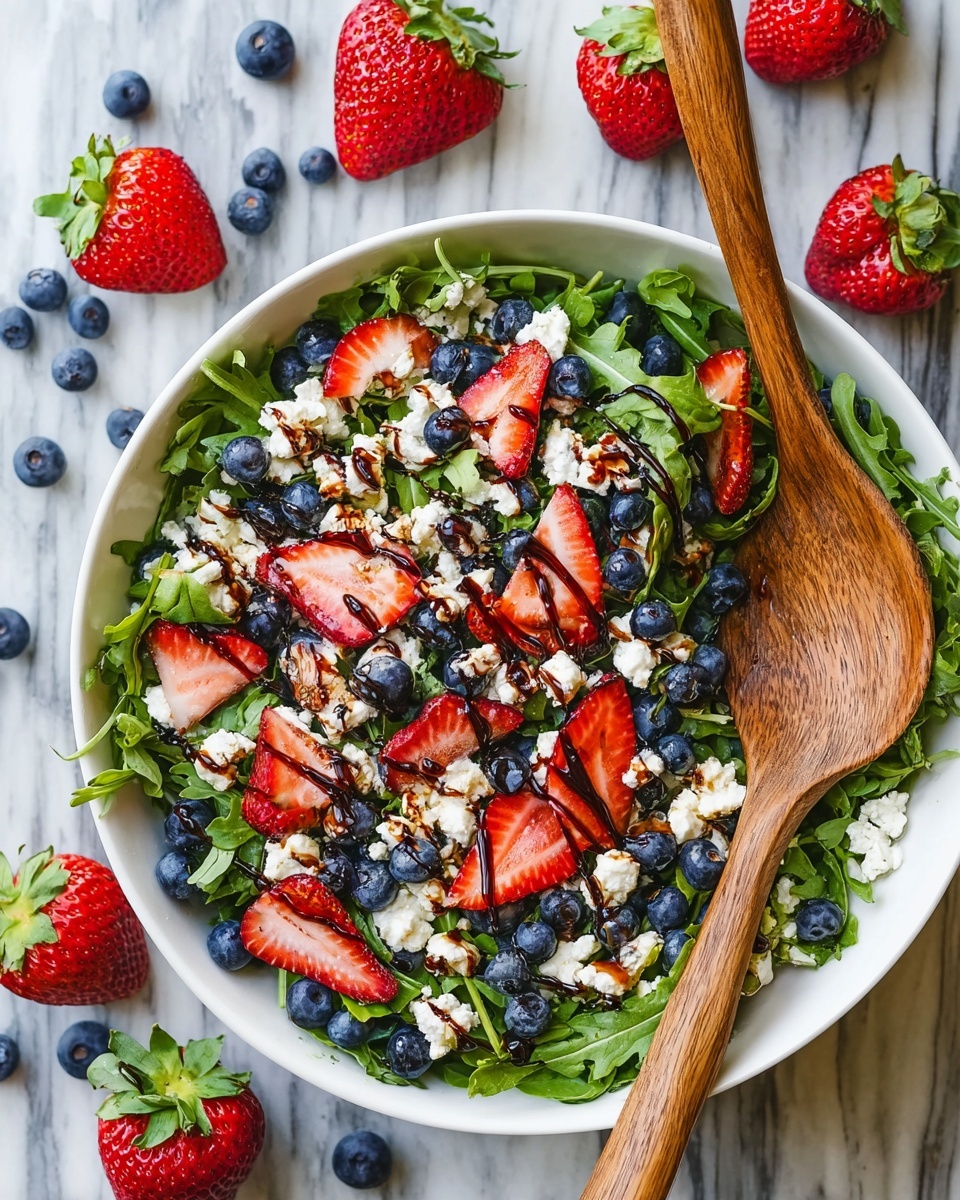 Arugula Salad with Berries and Goat Cheese Recipe - Recipe Image