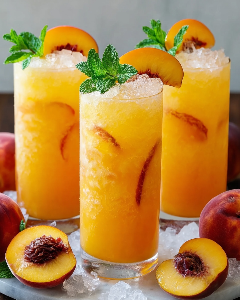 Peach Lemonade – A Sweet and Refreshing Summer Drink Recipe - Recipe Image