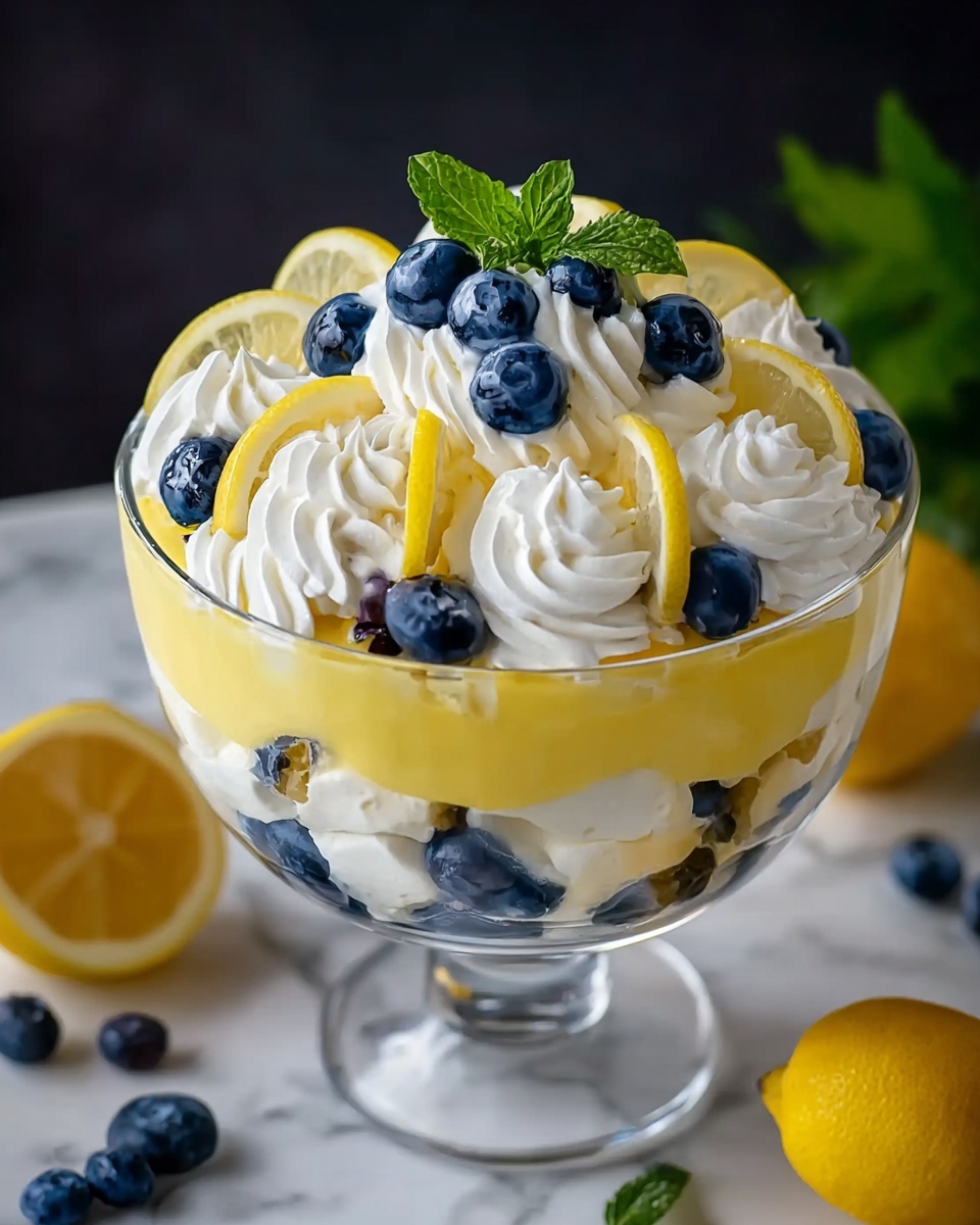 Lemon Blueberry Trifle Recipe - Recipe Image