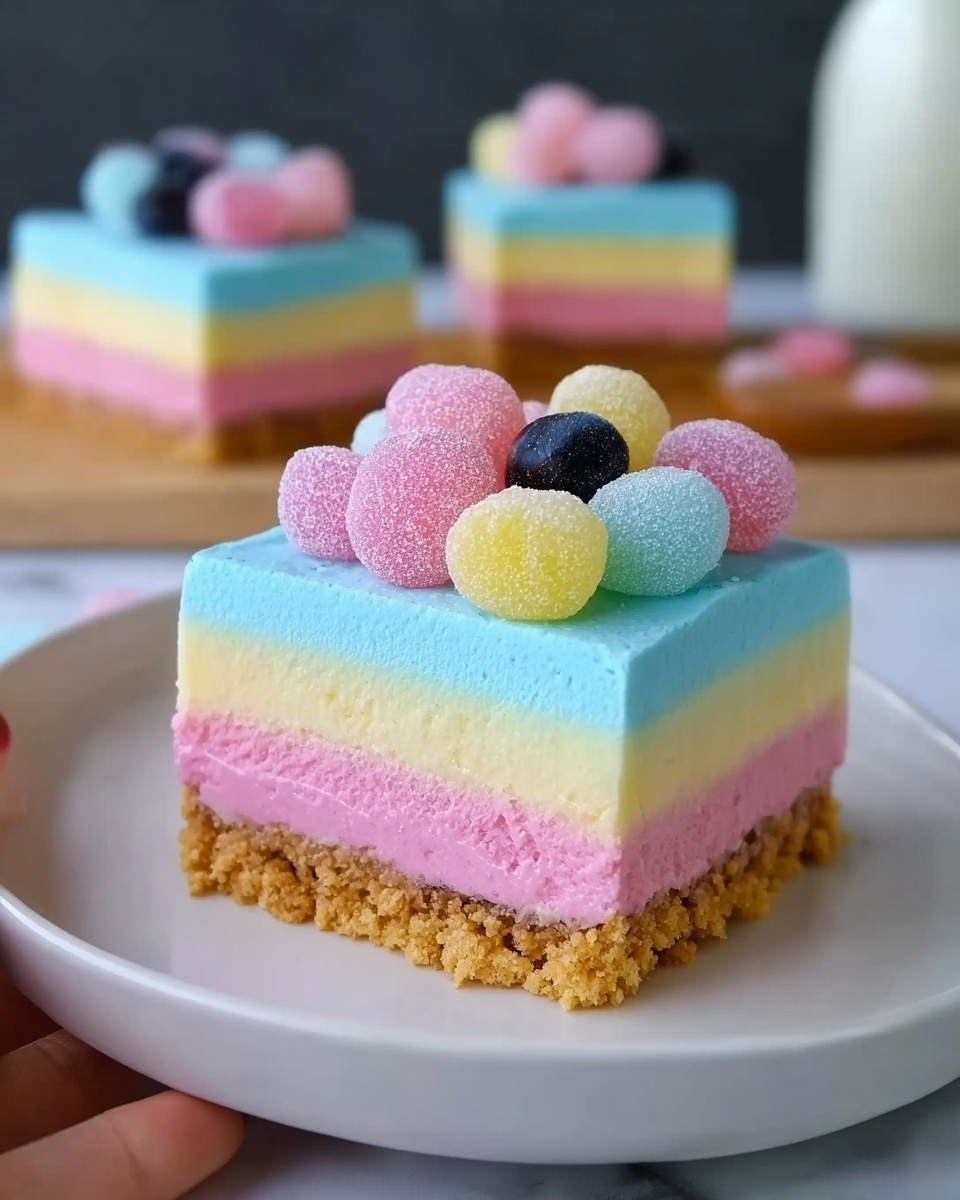 Cotton Candy Cheesecake Recipe - Recipe Image