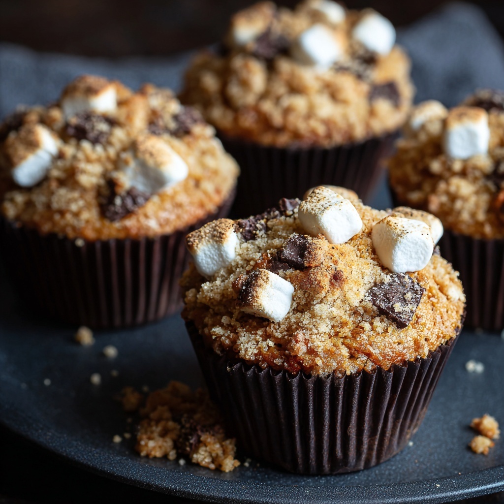 Banana S’mores Muffins Recipe - Recipe Image