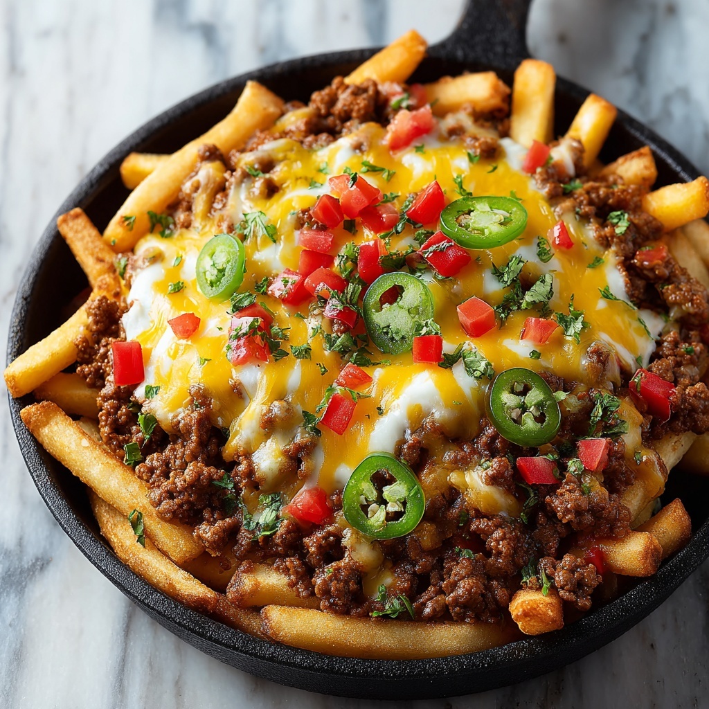Loaded Nacho Fries Bake Recipe - Recipe Image