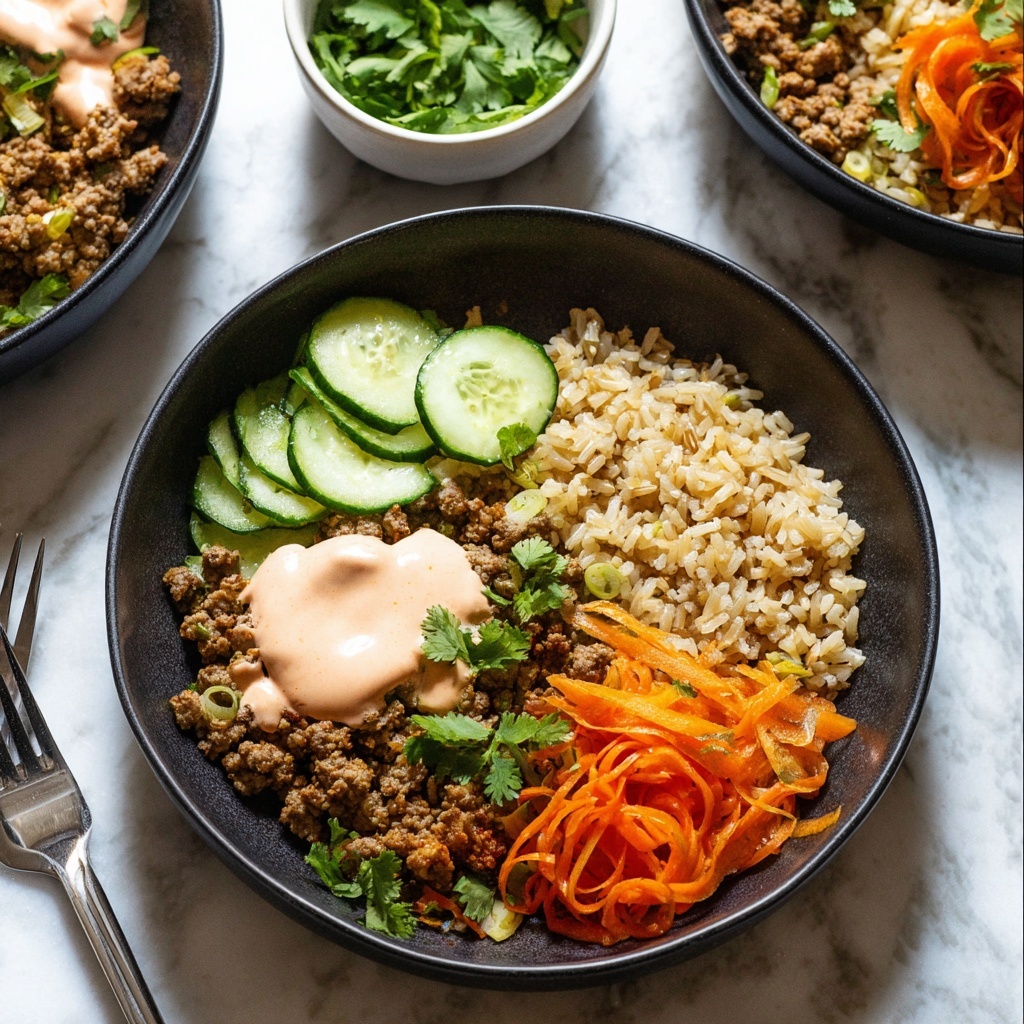Ground Pork Banh Mi Bowls Recipe - Recipe Image