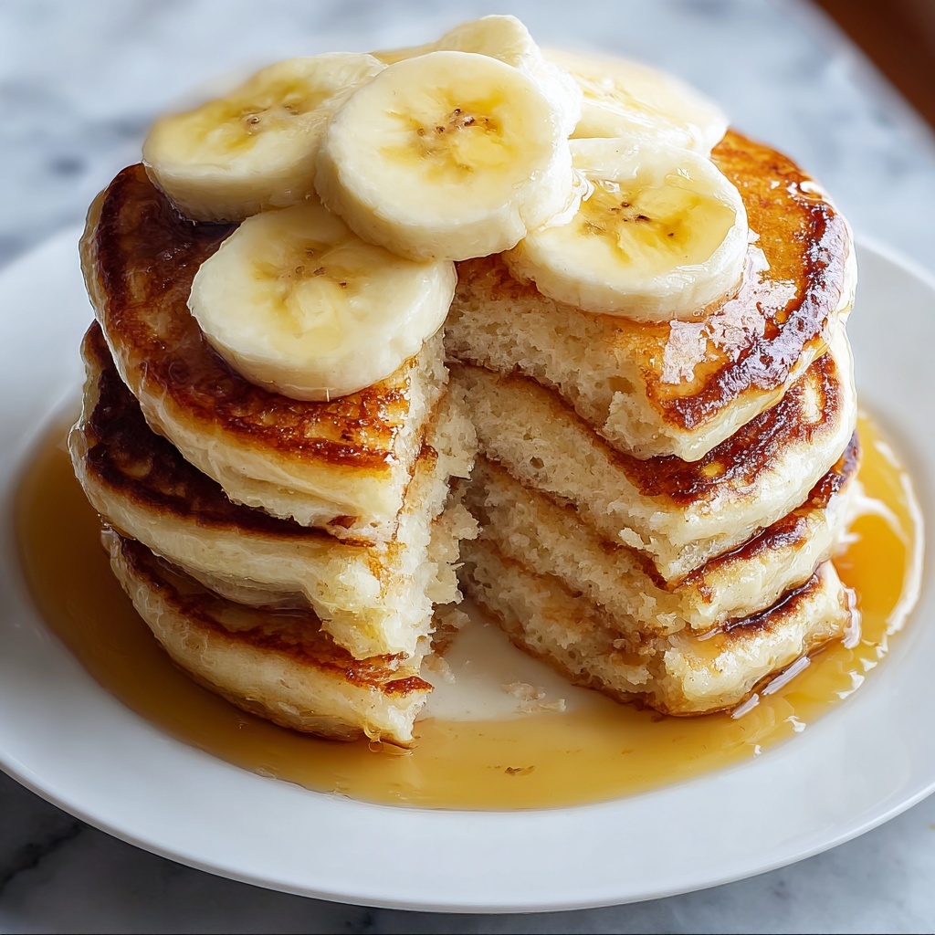 Fluffy Baked Banana Pancakes Recipe - Recipe Image