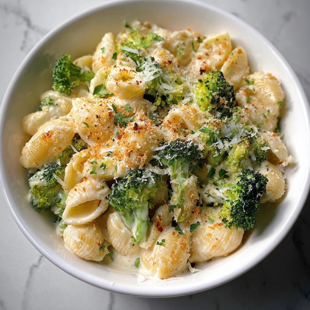 Creamy Broccoli Mac and Cheese Recipe - Recipe Image