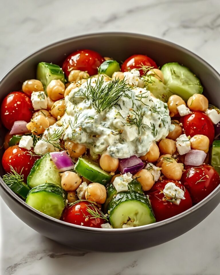 Tzatziki Chickpea Salad Recipe