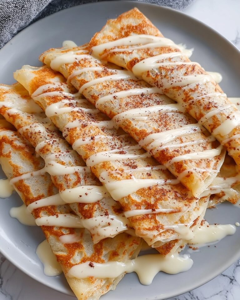 Cinnamon Roll Protein Crepes Recipe