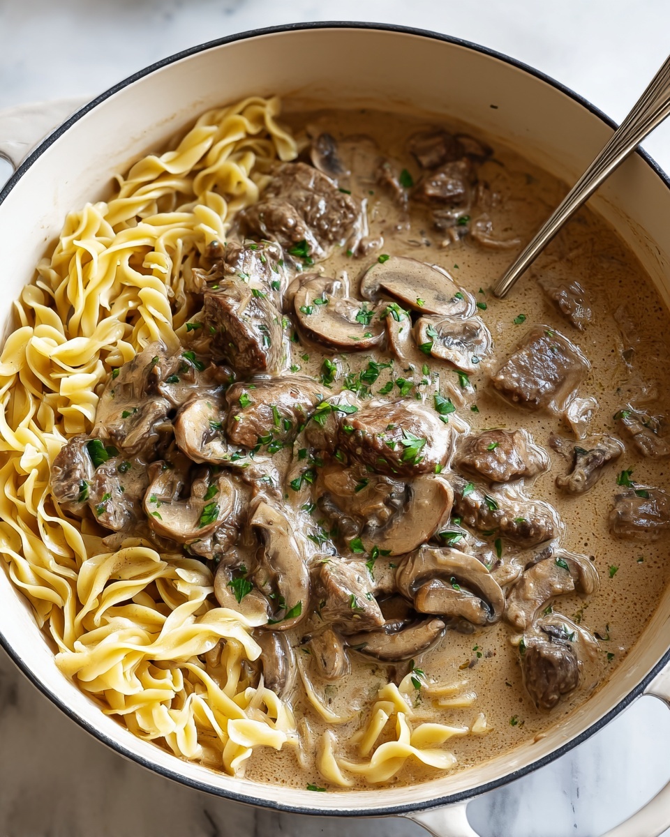 Simple Beef Stroganoff Recipe - Recipe Image
