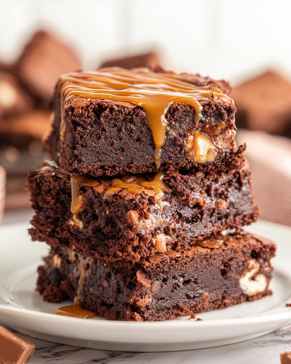 Snickers Brownies Recipe - Recipe Image