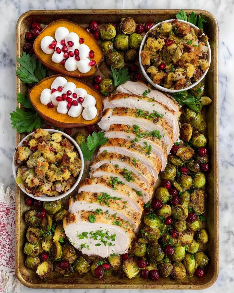 Thanksgiving Sheet Pan Dinner for Two Recipe