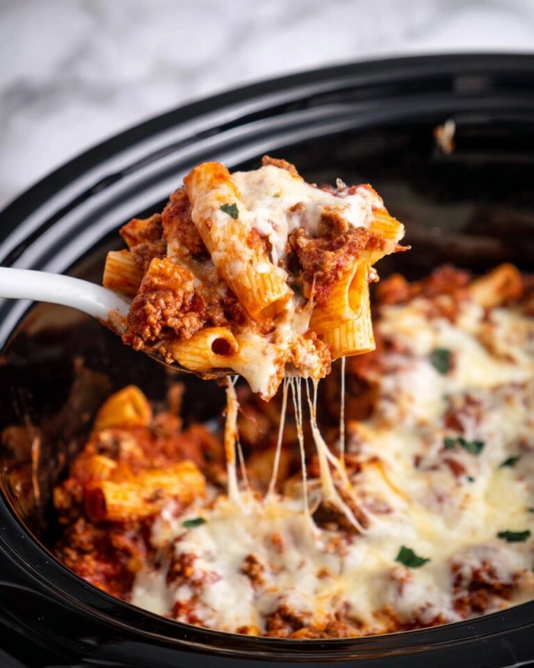Slow Cooker Baked Ziti with Italian Sausage and Cream Cheese Recipe