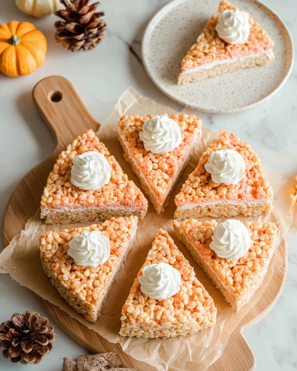 Pumpkin Pie Rice Krispies Treats Recipe - Recipe Image