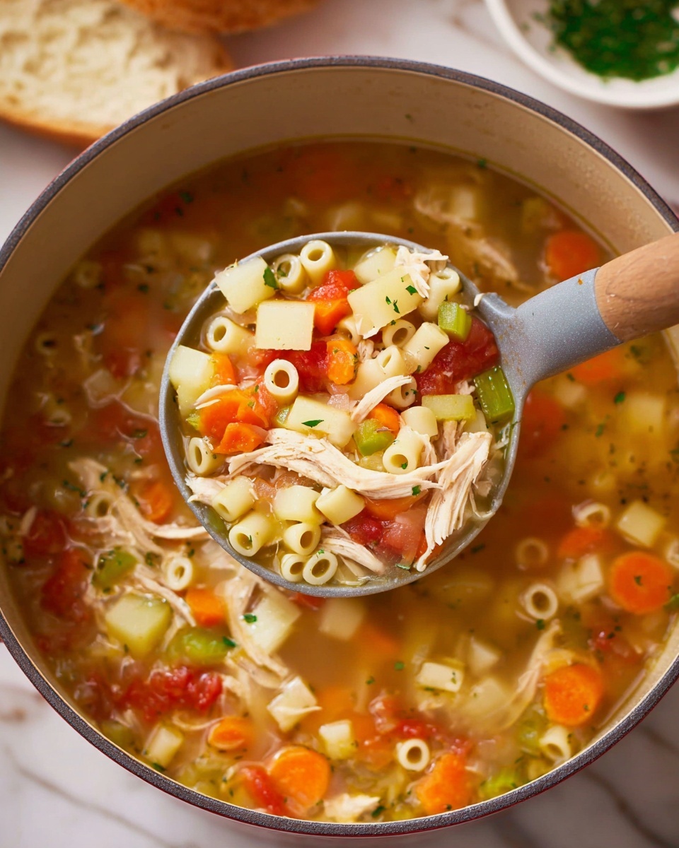 Sicilian Chicken Noodle Soup Recipe - Recipe Image