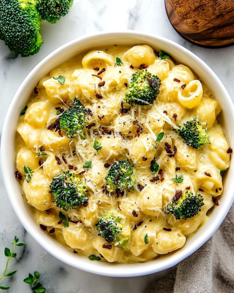 One-Pot Creamy Broccoli Mac and Cheese Recipe