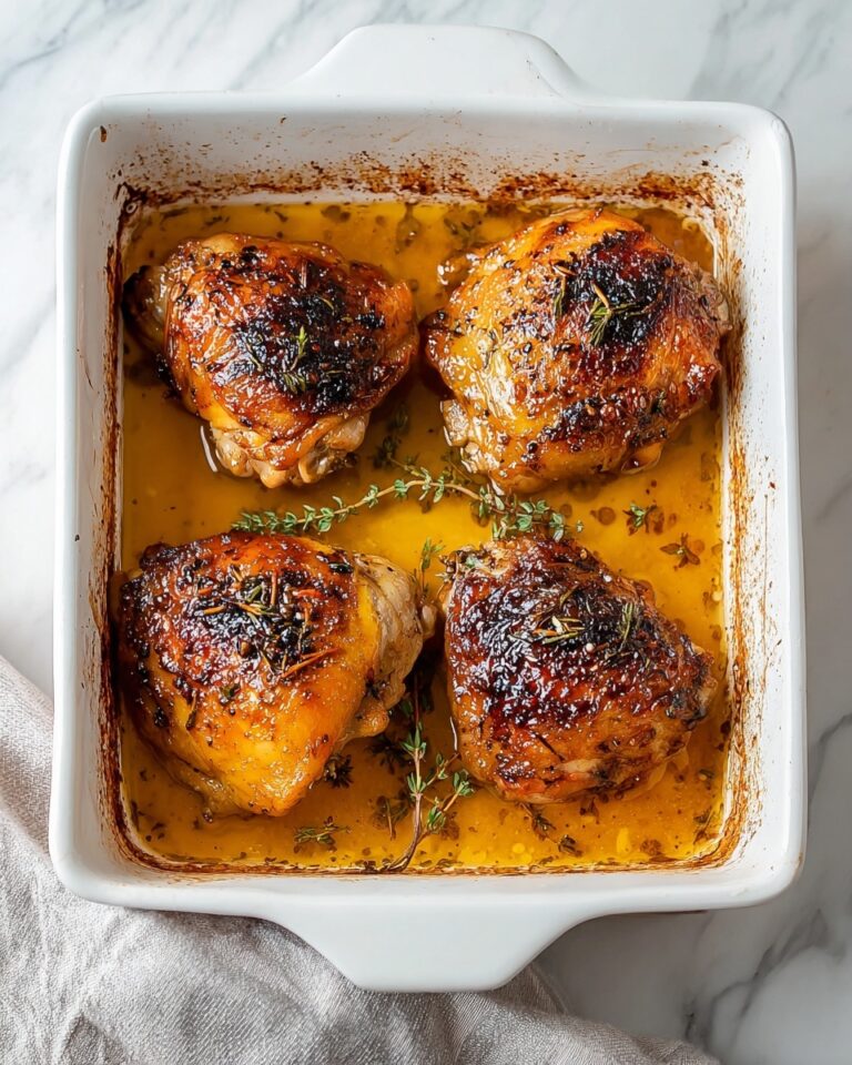 Simple Honey Mustard Chicken Thighs Recipe