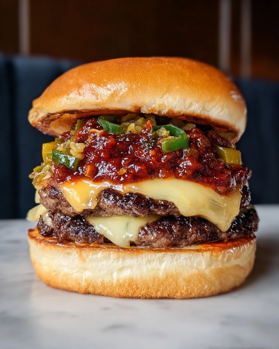 Perfect Homemade Chilli Cheeseburger Recipe - Recipe Image