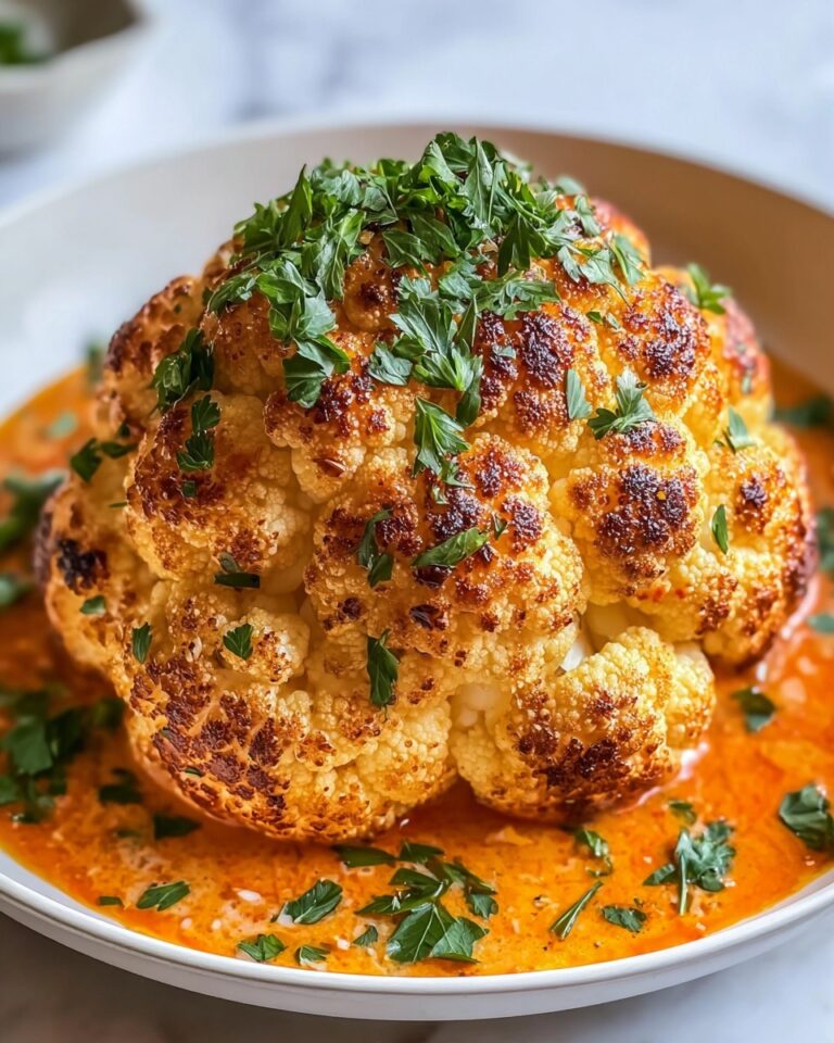 Simple Whole Roasted Cumin Cauliflower Recipe