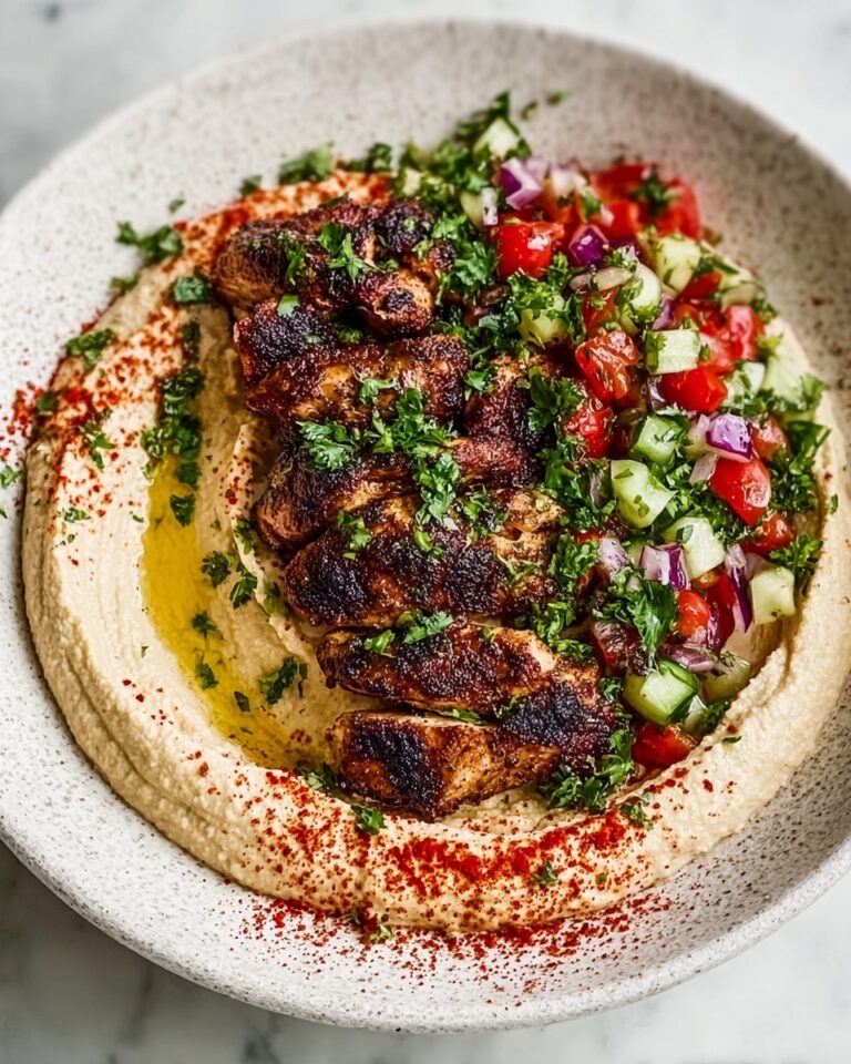 Spiced Grilled Chicken with Caramelized Onion Hummus Recipe