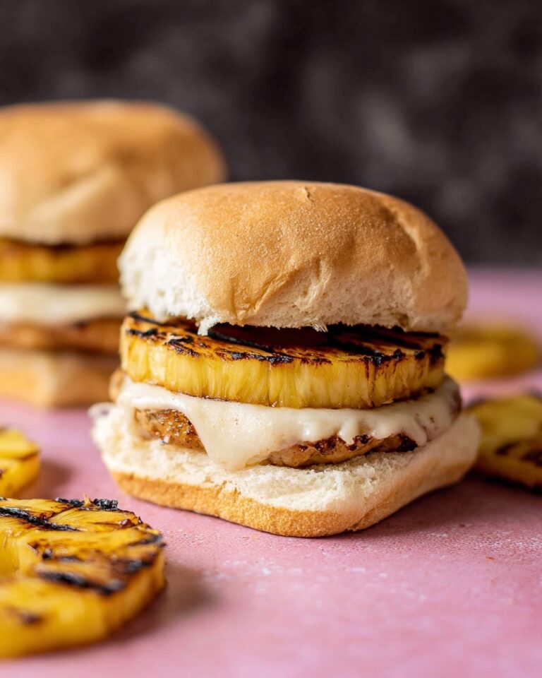 Pork Sliders with Grilled Pineapple Recipe
