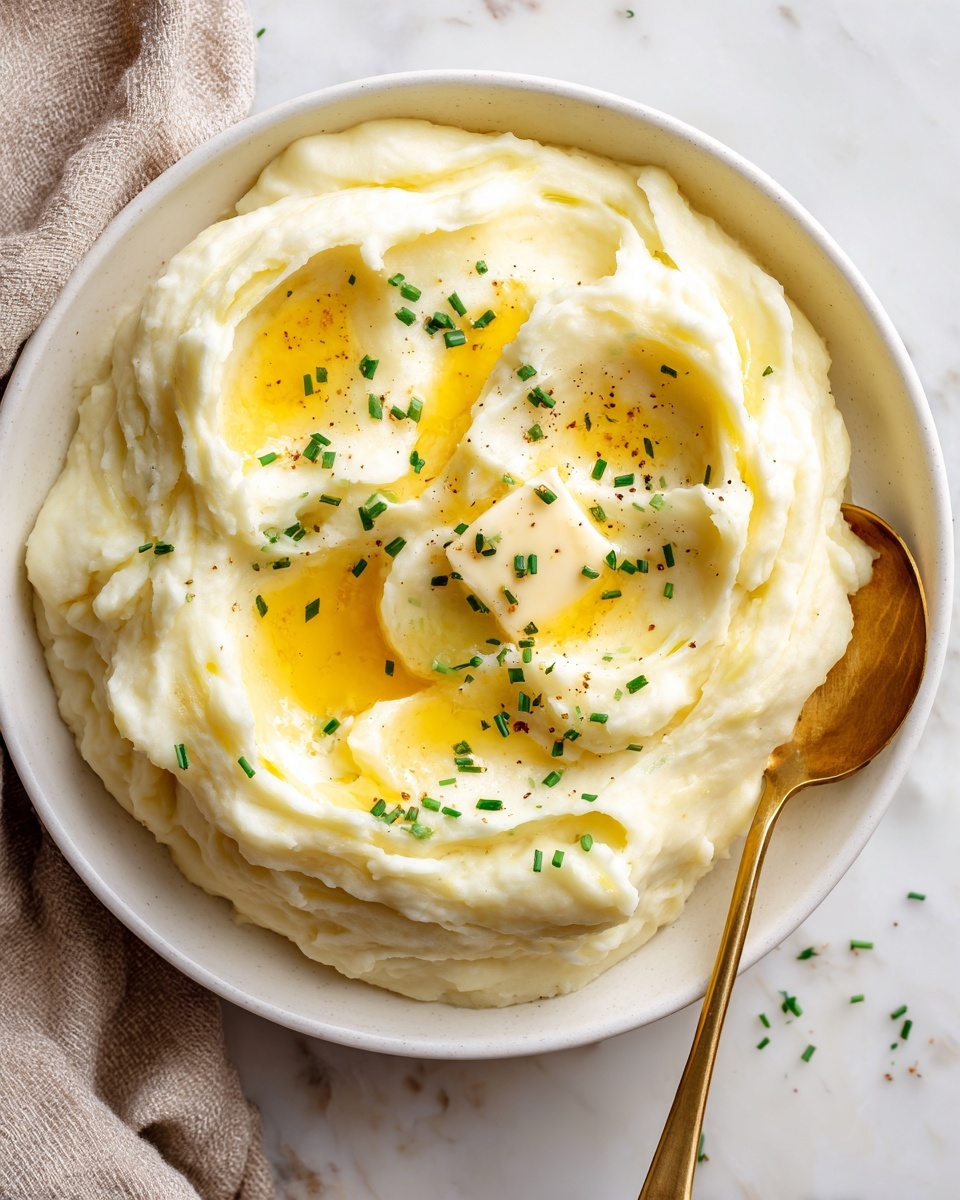 Easy Garlic Mashed Potatoes Recipe - Recipe Image