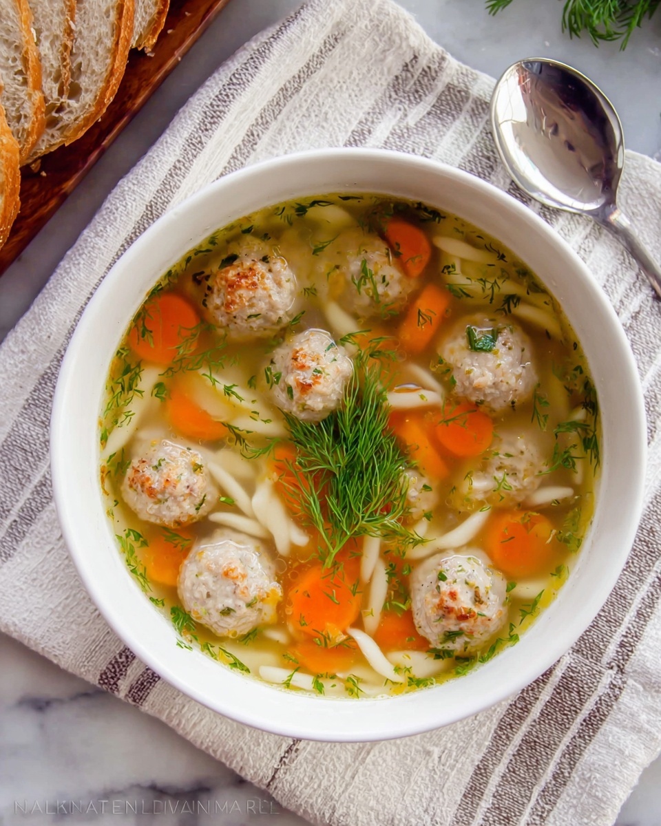 Mom's Classic Meatball Soup Recipe - Recipe Image